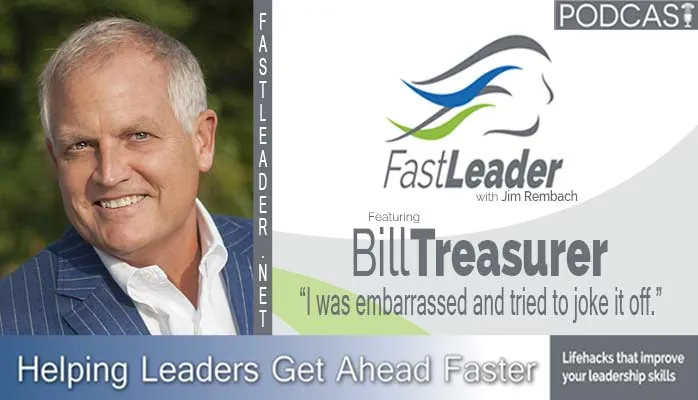 I was embarrassed and tried to joke it off | Bill Treasurer