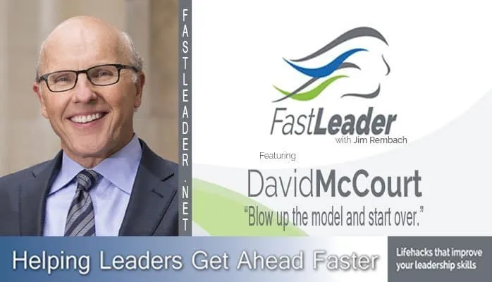 Blow up Your Business model and start over