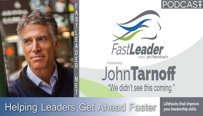 We didn’t see this coming | John Tarnoff