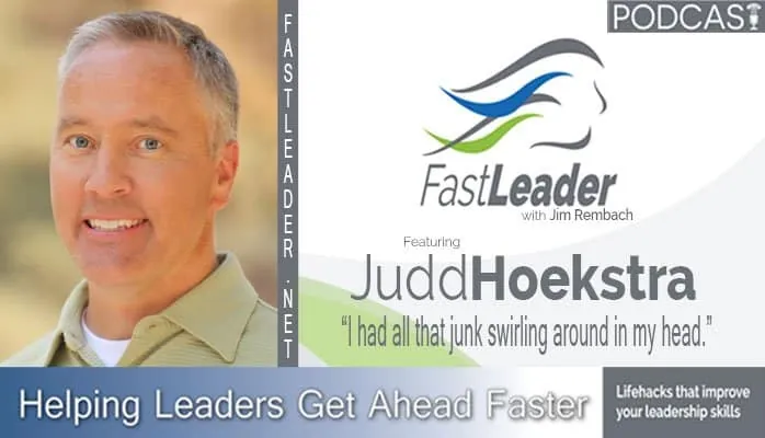 I had all that junk swirling around in my head | Judd Hoekstra