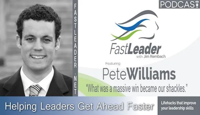 What was a massive win became our shackles | Pete Williams