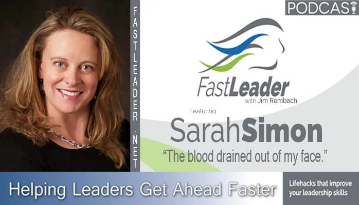 The blood drained out of my face | Sarah Simon