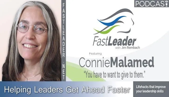 You have to want to give to them | Connie Malamed