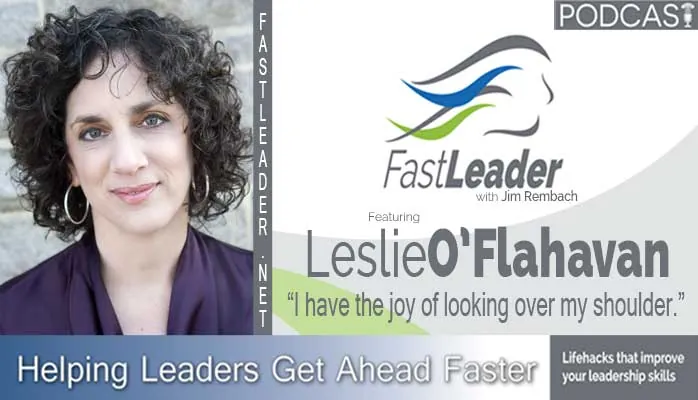I have the joy of looking over my shoulder | Leslie O’Flahavan