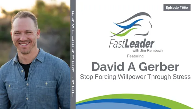 Stop Forcing Willpower Through Stress | David A Gerber